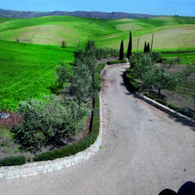 Il viale di accesso