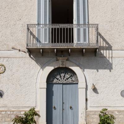 Facciata della masseria San Germano